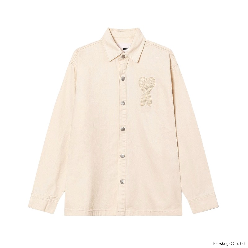 AMI Embroidered Love Style Shirt