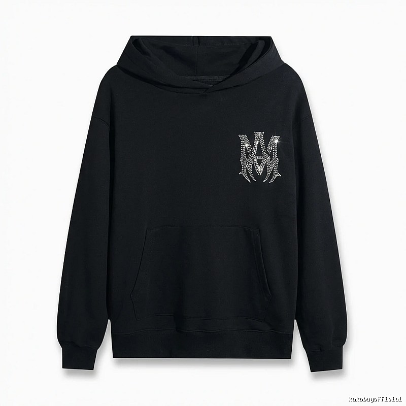 AMIRI's trendy and cool black hoodie