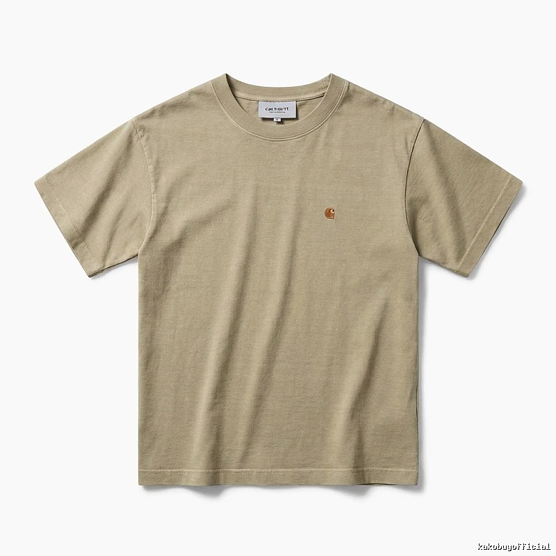 Carhartt Basic Simple Style Khaki T-shirt