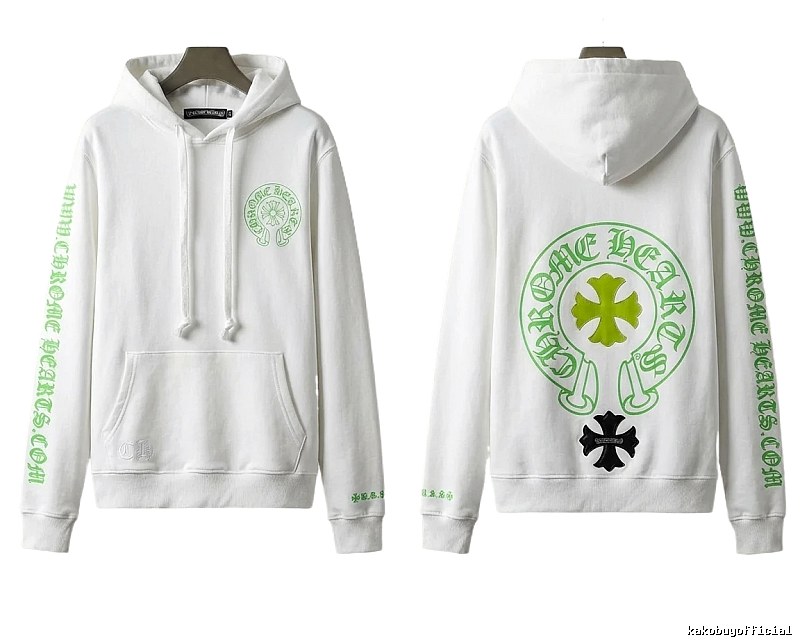 Chrome Hearts Cross Trend Brand White Sweatshirt