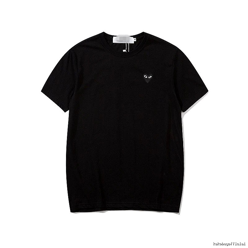 Comme des Garcons PLAY 2021-95 Black Style 2195 Heart Logo T-Shirt Everyday Rotation