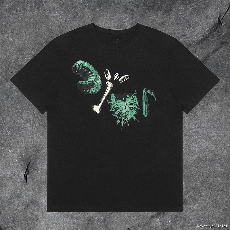 Denim Tears 2031-62 Black Graphic T-Shirt Outdoor Days