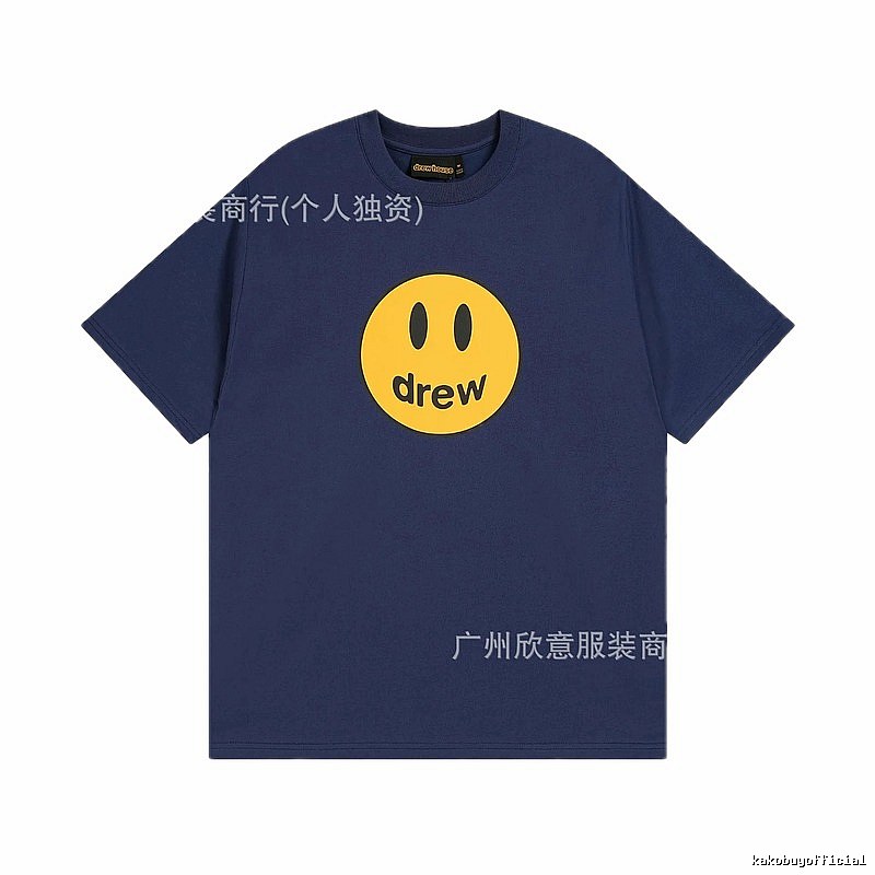 DREWHOUSE Smiley Street Style Navy Blue T-shirt