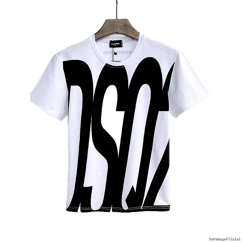DSQUARED2 Large Letter Street Style White T-Shirt