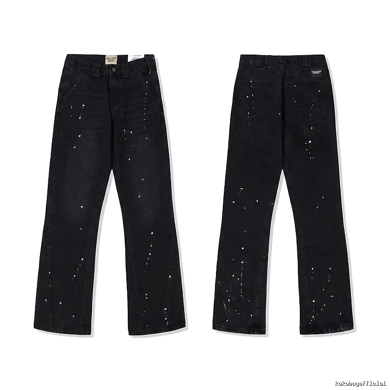 Gallery Dept ink - splashing style black jeans