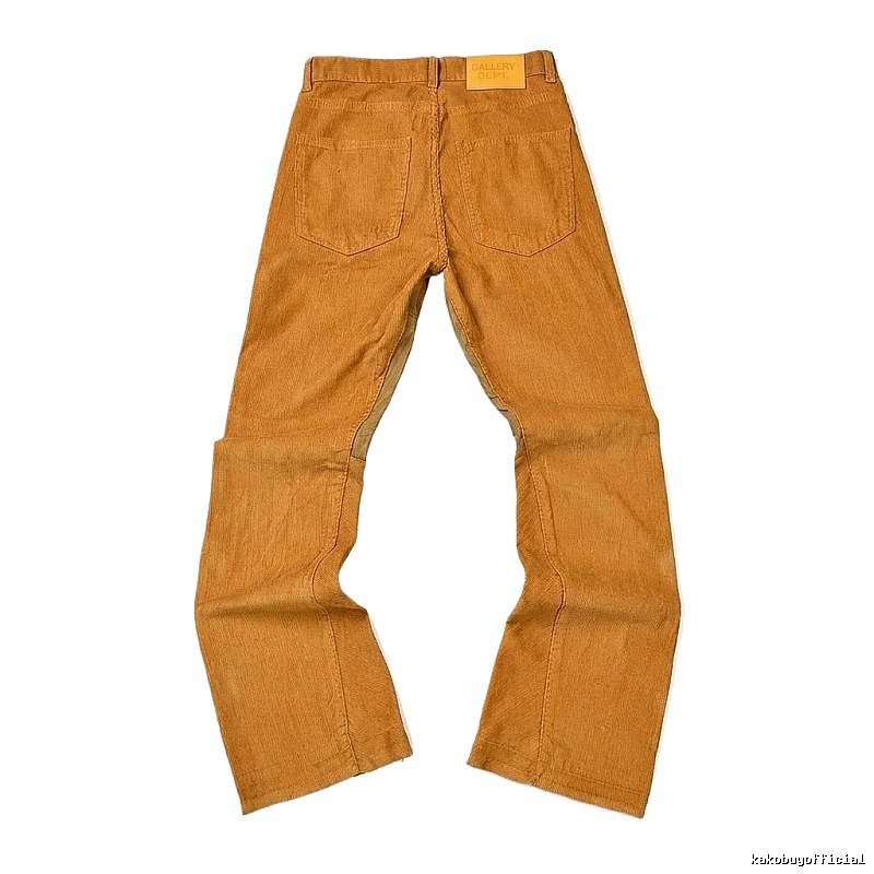 Gallery Dept Retro Brown-Yellow Long Trousers