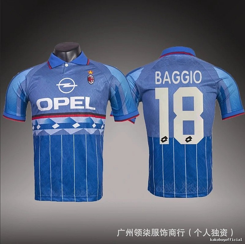 Inter Milan Lightweight Brehme #3 soccer jersey Blue Black Striped for Gift Ideas