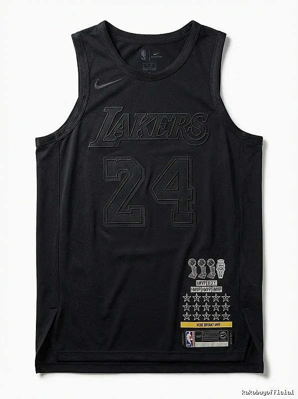 Los Angeles Lakers No. 24 black vest