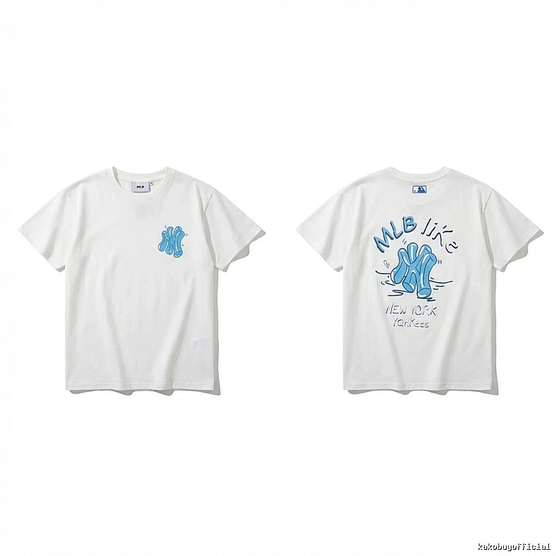 MLB New York Graffiti Style White T-shirt