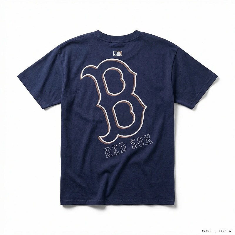 MLB Red Sox Dark Blue T-shirt