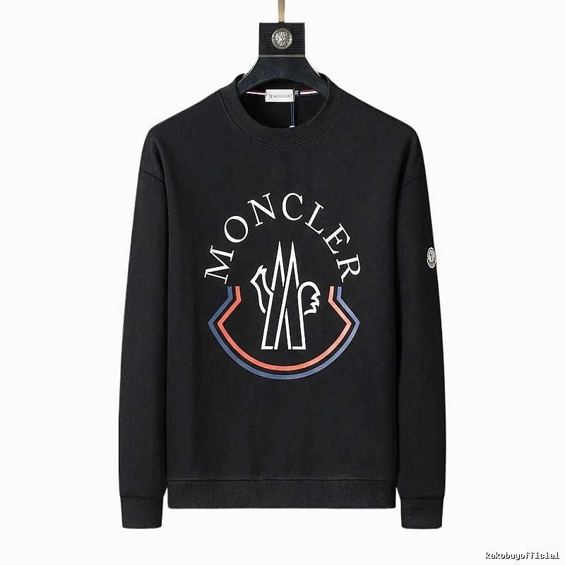 Moncler Classic and Stylish Black Sweatshirt