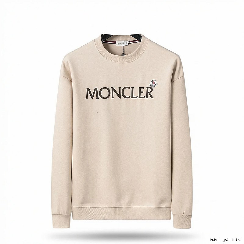 Moncler minimalist beige sweatshirt