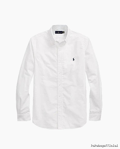 Ralph Lauren White Button-Down Shirt Casual Layering