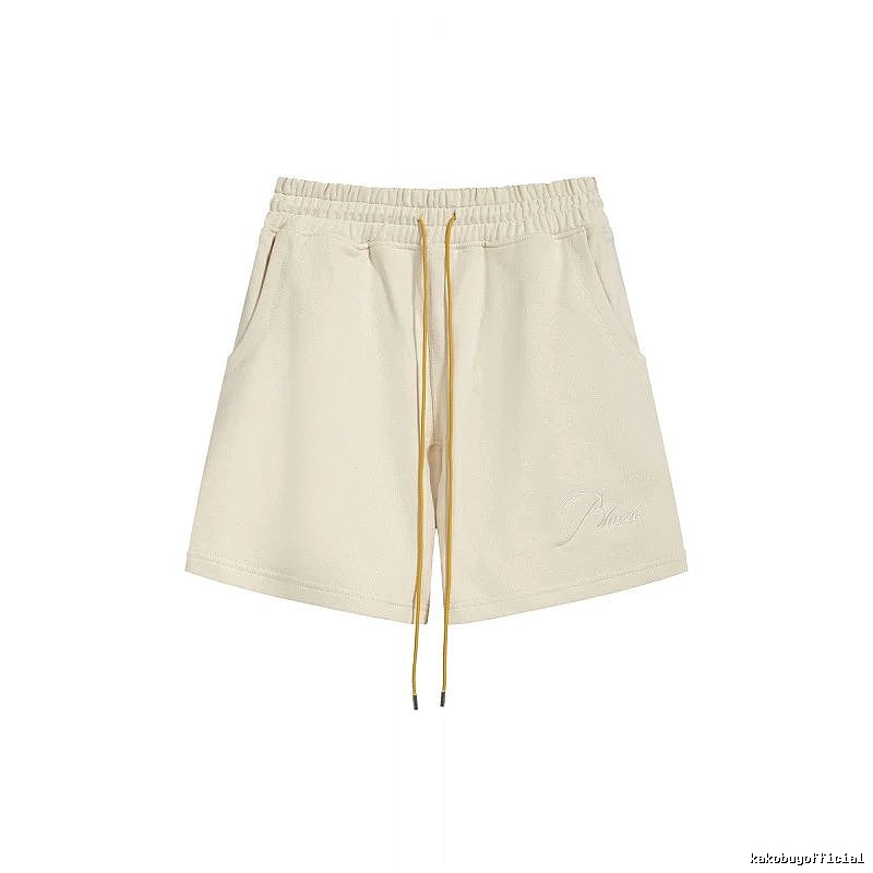 RHUDE's simple and casual style off-white shorts
