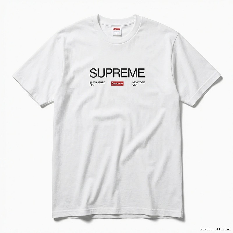 Supreme basic white T-shirt