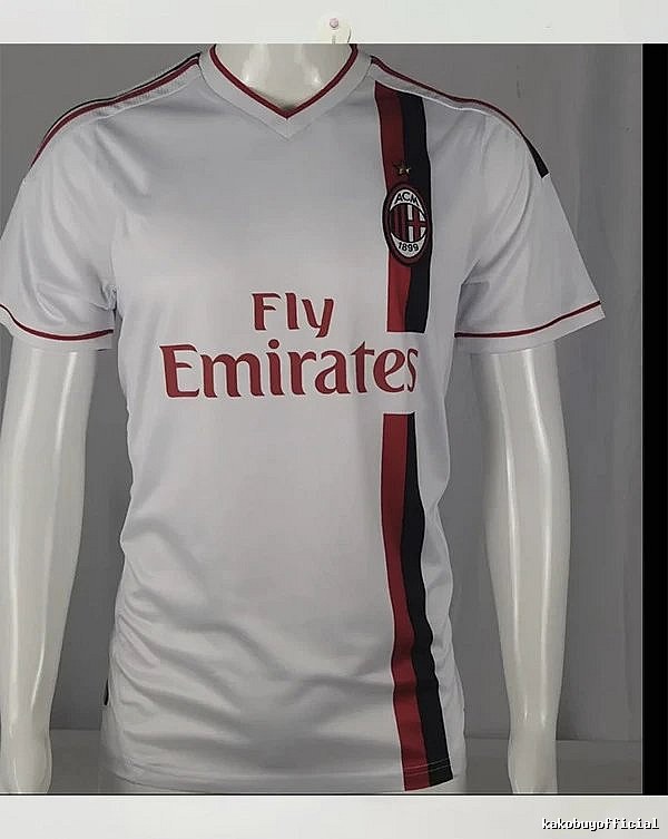AC Milan Easy Match Retro soccer jersey Red Black Striped for Everyday Use