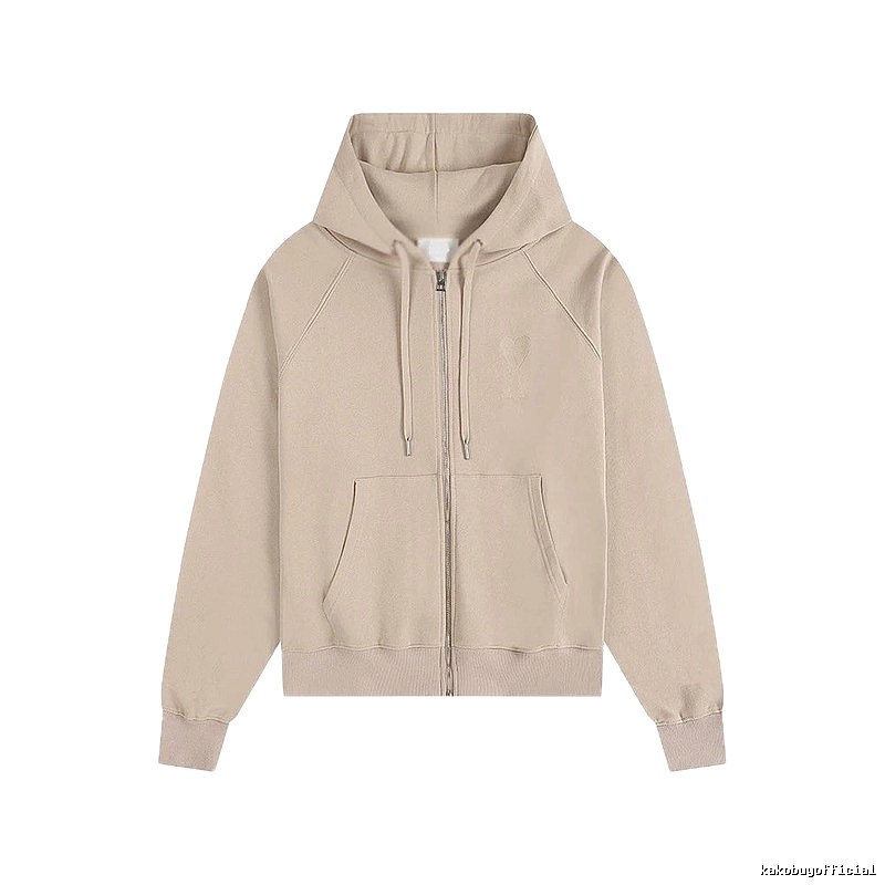 AMI Extremely Complex Style Beige Hoodie