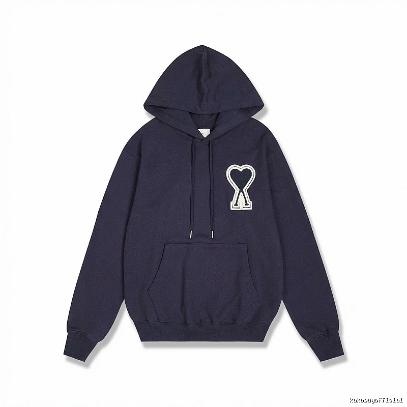 AMI Heart Pattern Hoodie