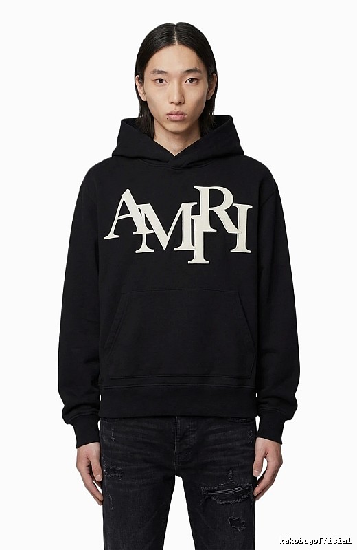 AMIRI letter-style black sweatshirt