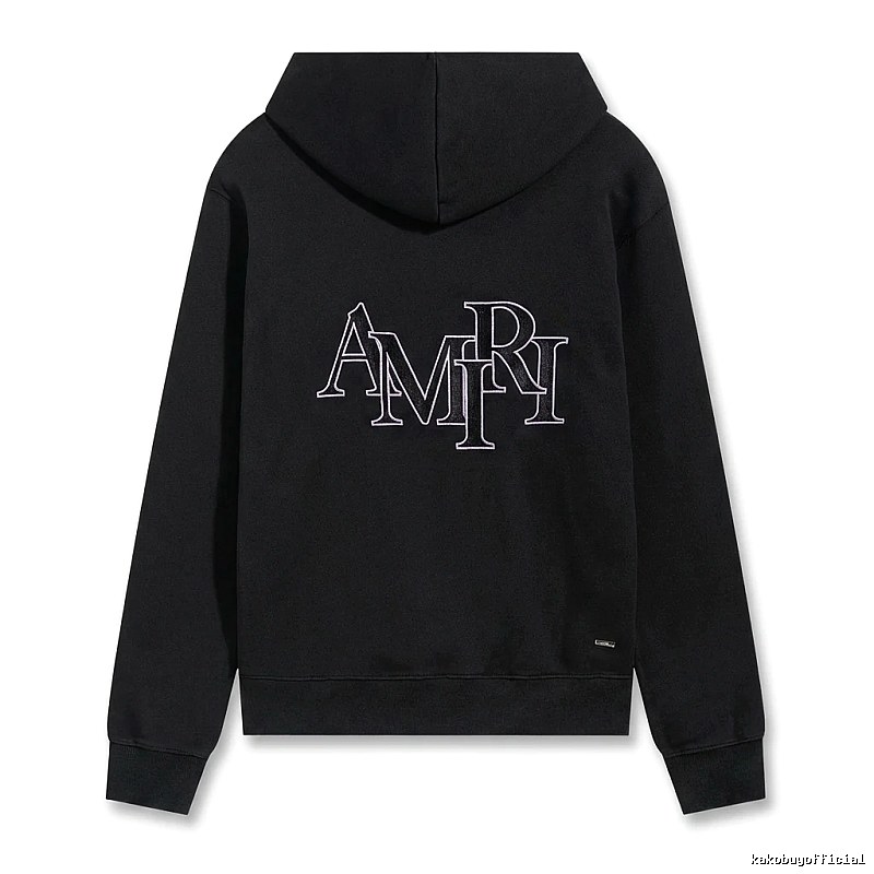 AMIRI letter-style black sweatshirt