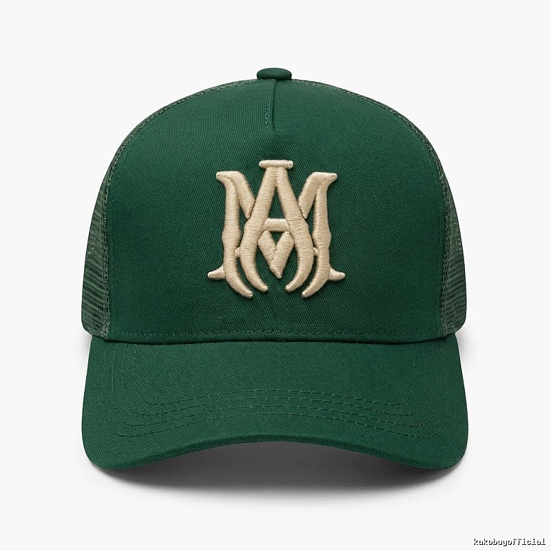 AMIRI Retro Style Dark Green Hat