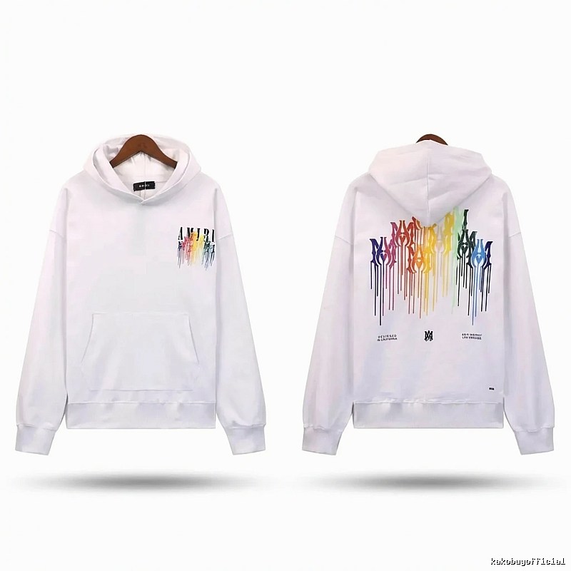 AMIRI Splatter White Hoodie