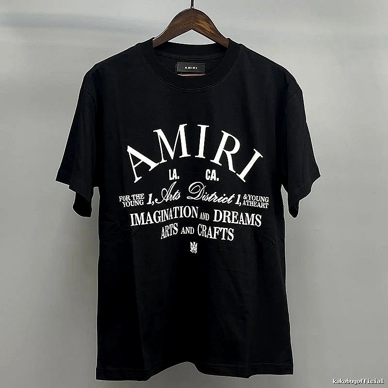 Amiri White Black Records Graphic T-Shirt Minimal Look