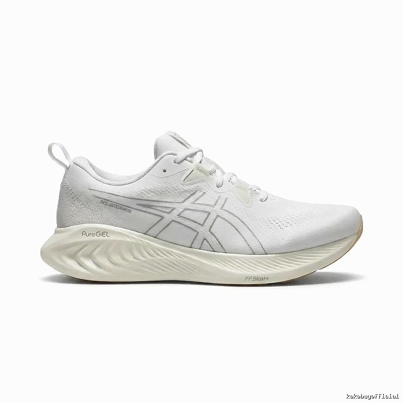 ASICS PureGEL sports-style white shoes