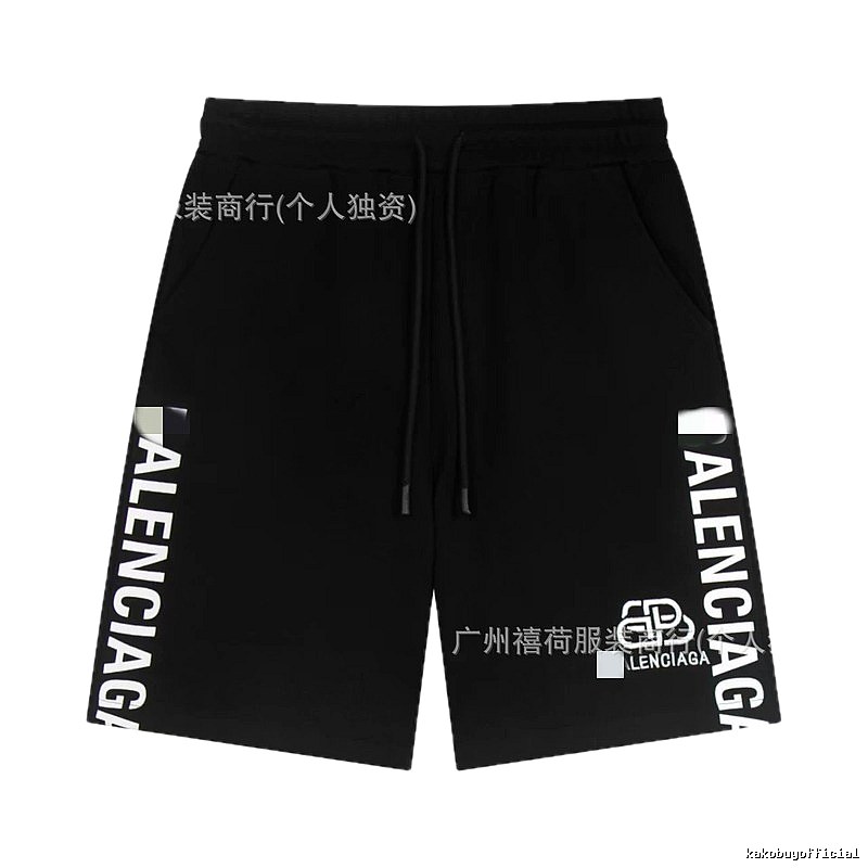 Balenciaga casual style black shorts