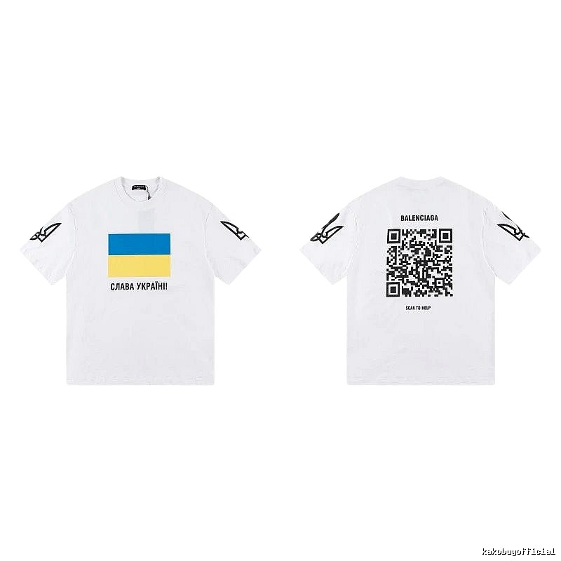 Balenciaga Charity Limited Edition Street Style White T-Shirt