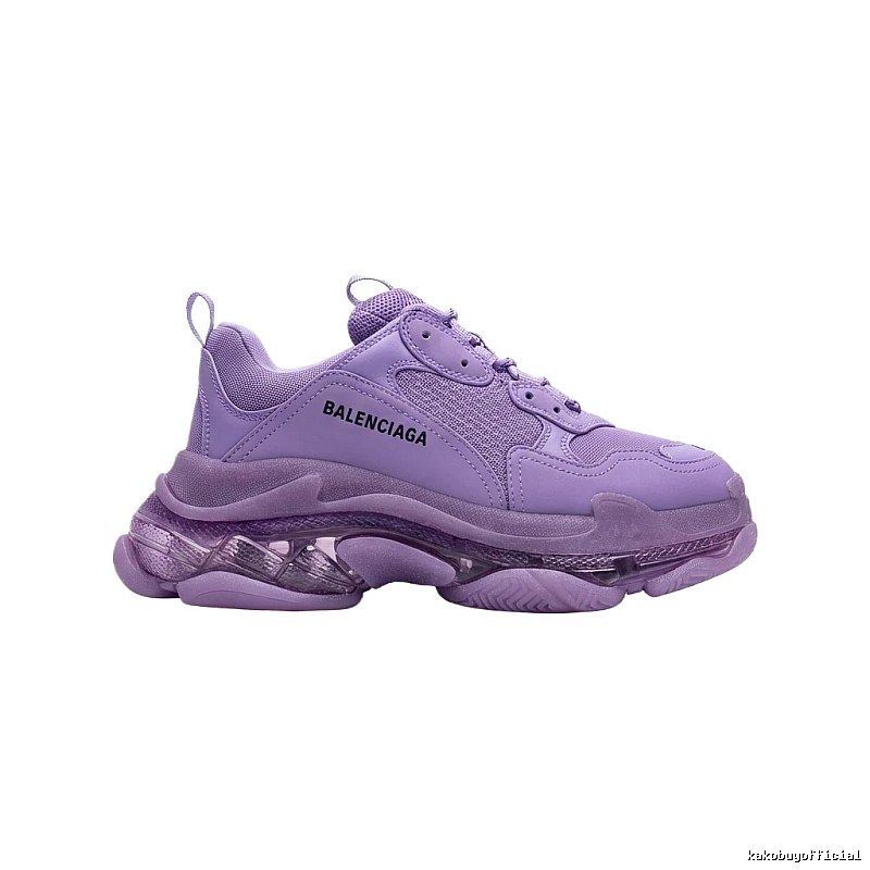 Balenciaga purple Triple S sneakers