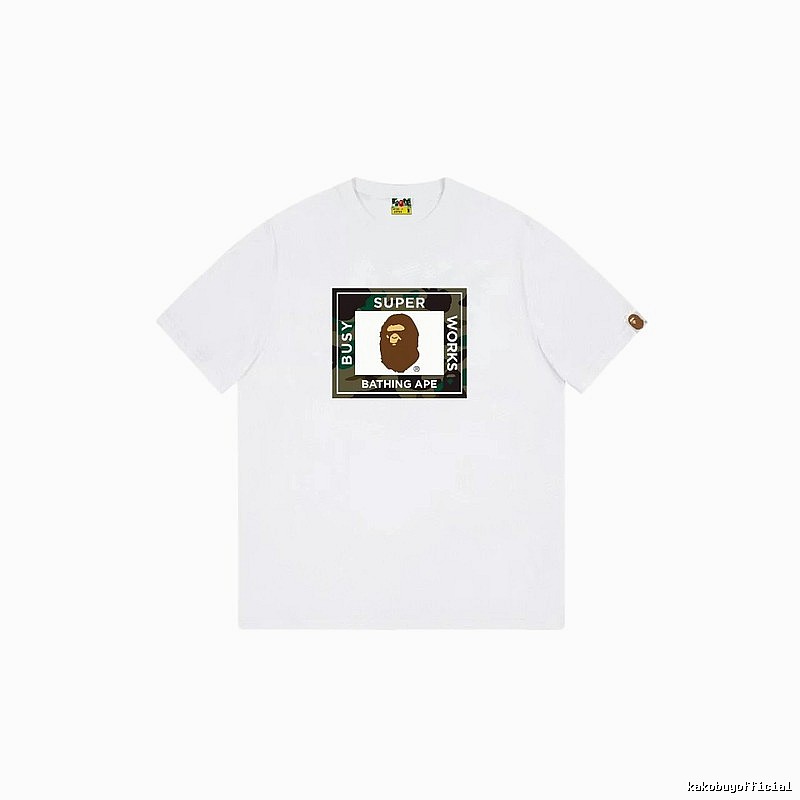 Bape Ape Head Camouflage Style Short-sleeve Shirt