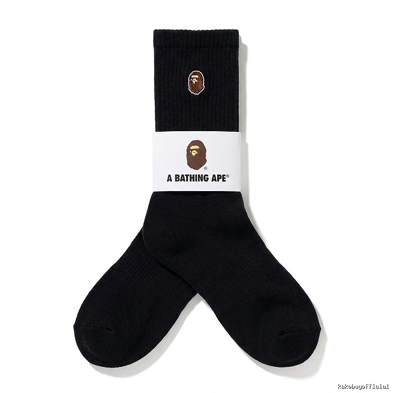 Bape Ape Head Trendy Black Socks