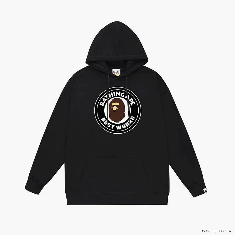 Bape Ape Head Trendy Cool Black Hoodie