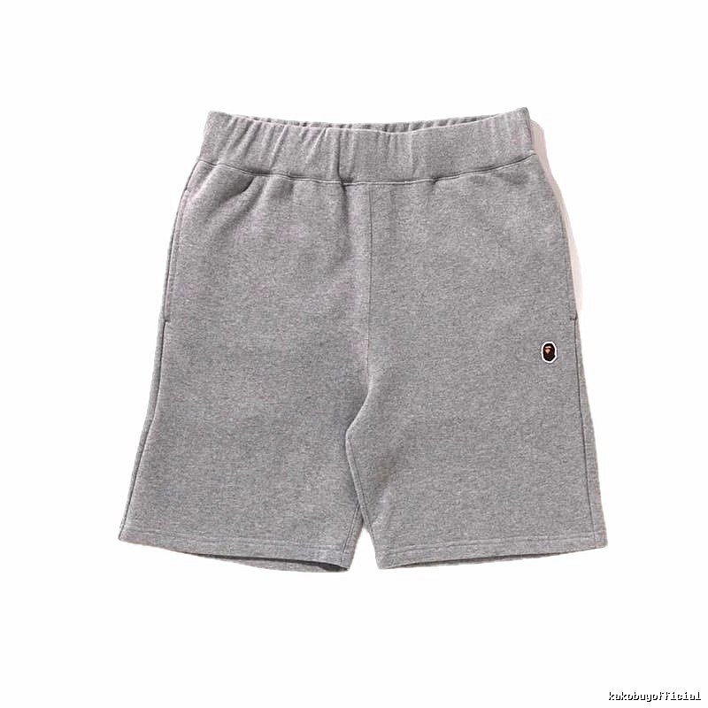 Bape basic casual gray shorts