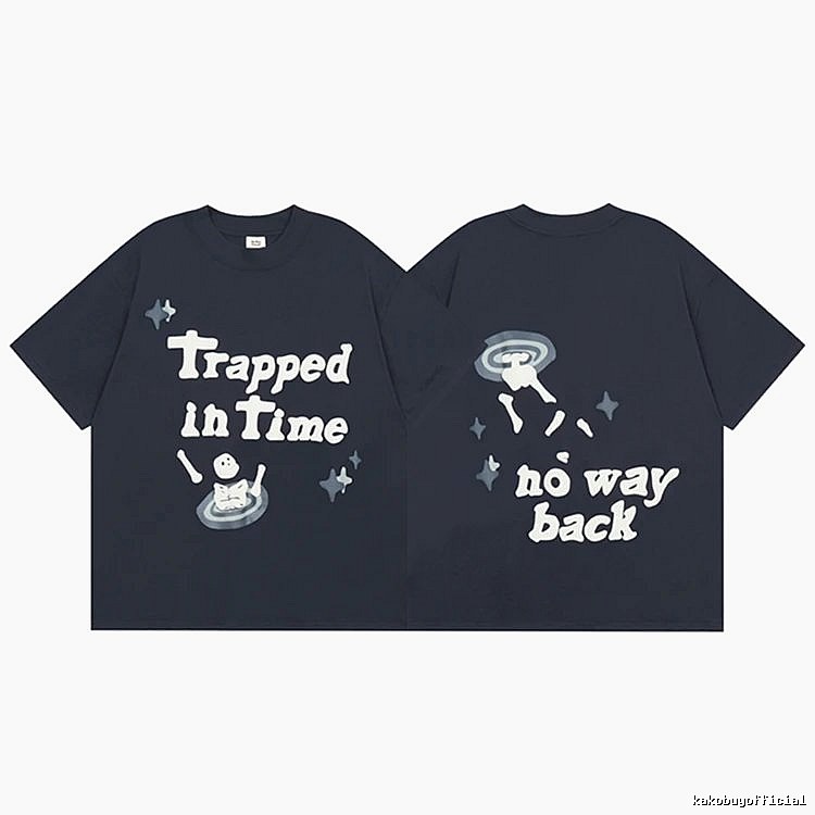Broken Hearts Raised-Print Graphic Navy Style Bpi03 Graphic T-Shirt Casual Layering