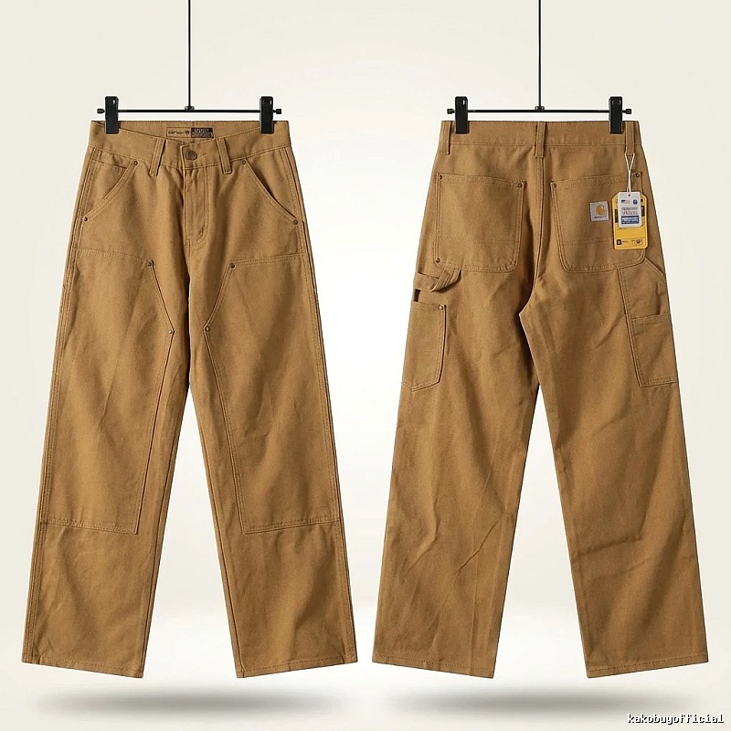 Carhartt retro-style khaki work pants