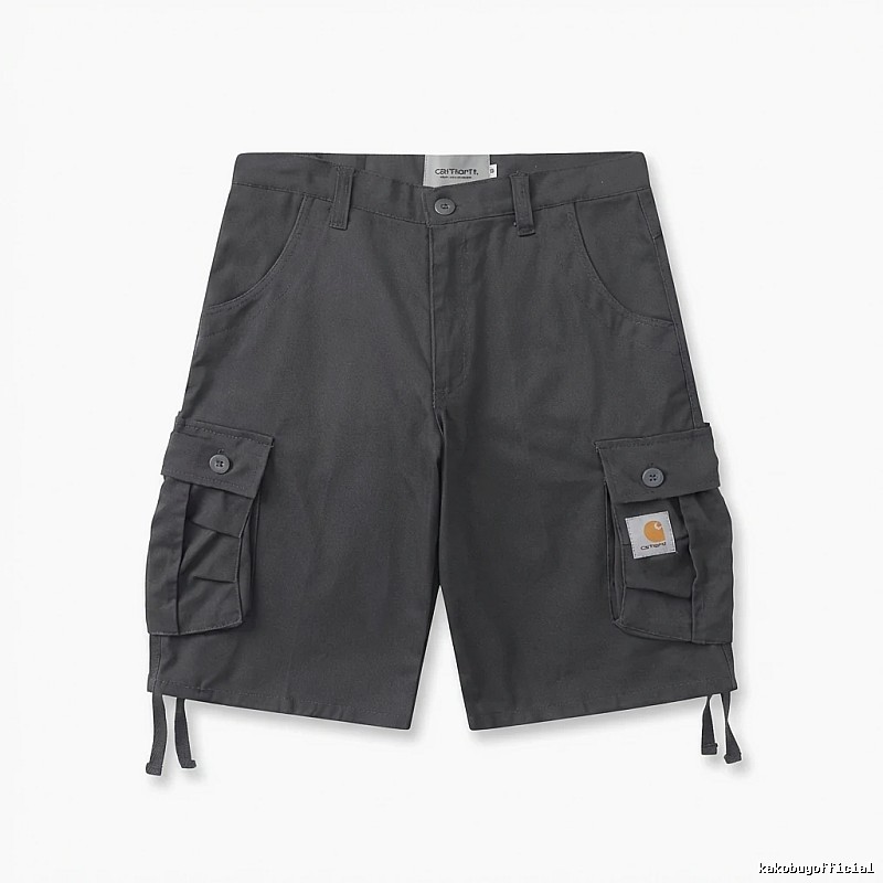 Carhartt workwear style dark grey shorts