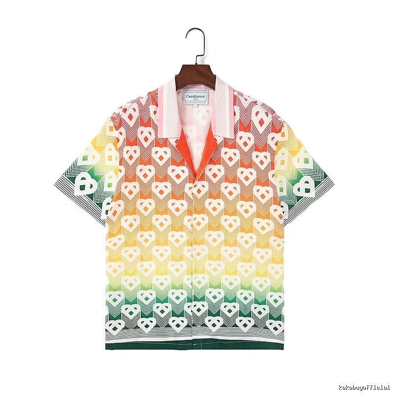 Casablanca Rainbow Gradient Style Shirt