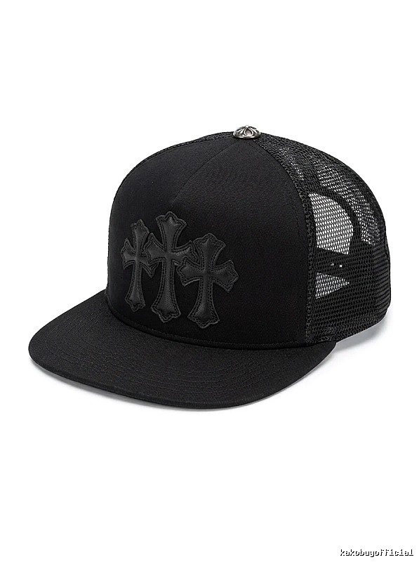 Chrome Hearts Black Trendy Baseball Cap
