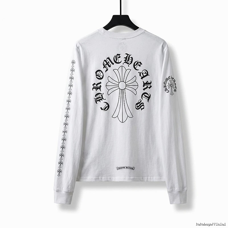 Chrome Hearts Cross Dark Style White T-shirt