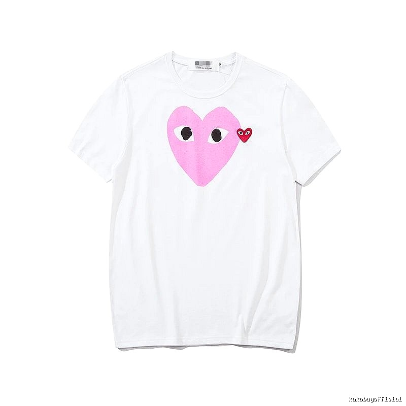 Comme des Garcons PLAY 2023-03 Style 2303 Heart Logo T-Shirt Downtown Style