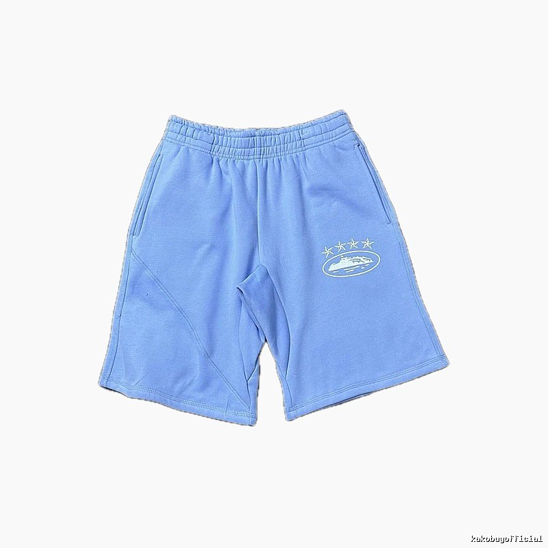 Corteiz casual light blue shorts