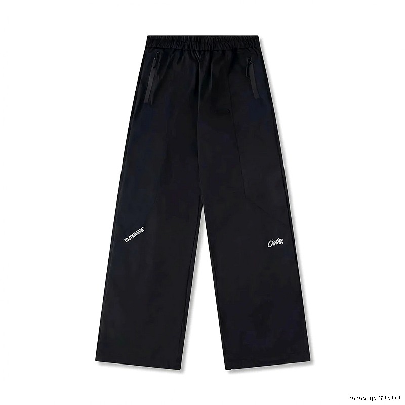 Corteiz Elite Series Trendy and Cool Style Black Long Pants