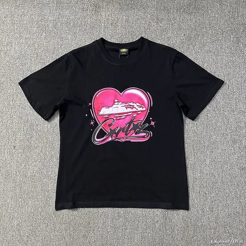 Corteiz Patterned Logo T-shirt Black Corteiz with Signature Styling