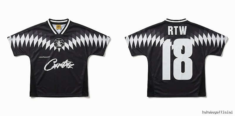 Corteiz RTW Series Black and White Wind Top