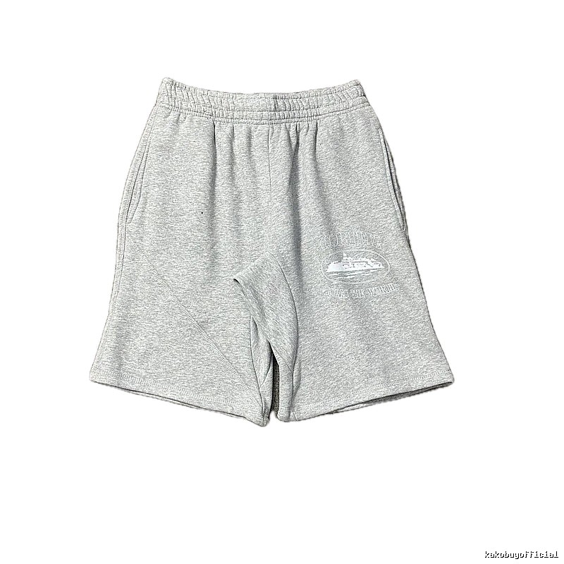 Corteiz vintage-style grey shorts