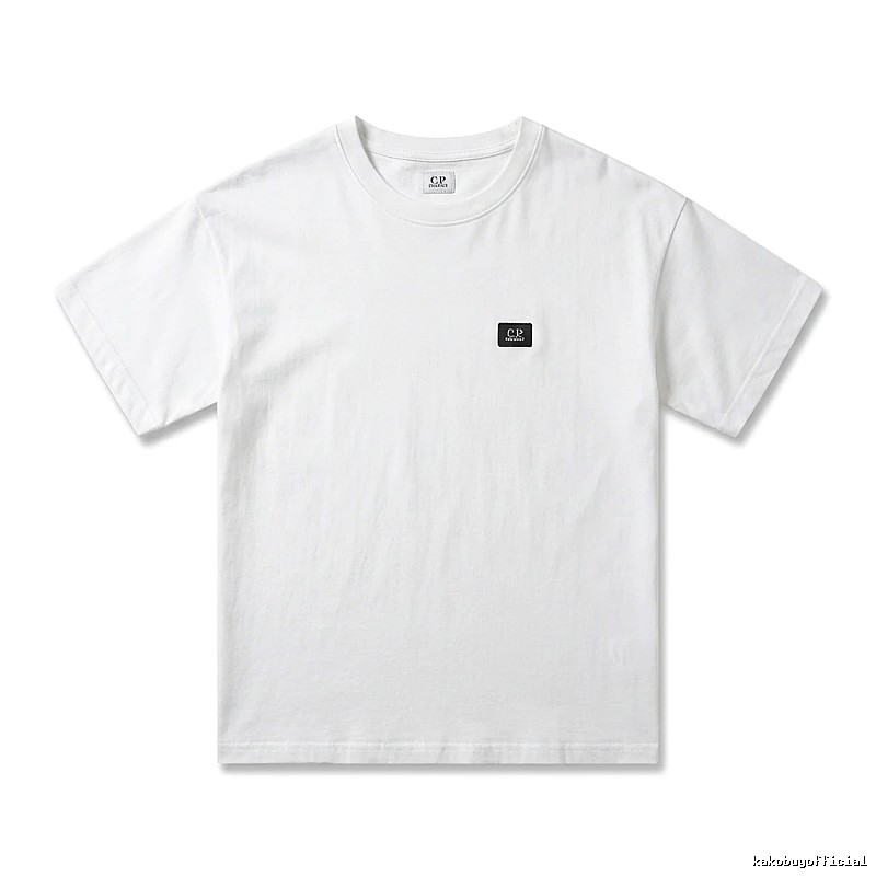 C.P. Basic Style Simple White T-shirt