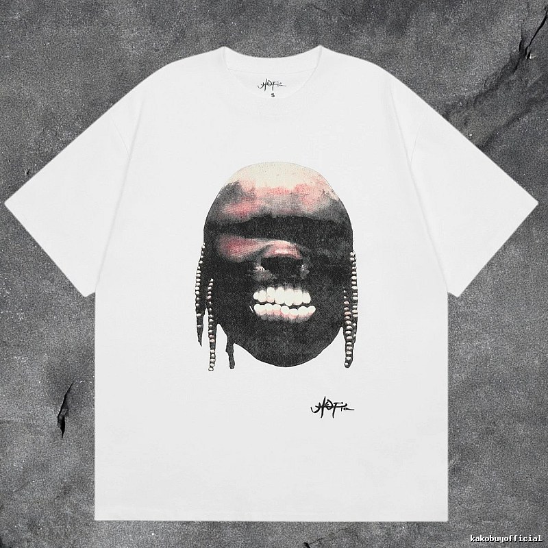 Denim Tears White Graphic T-Shirt Clean Colorway