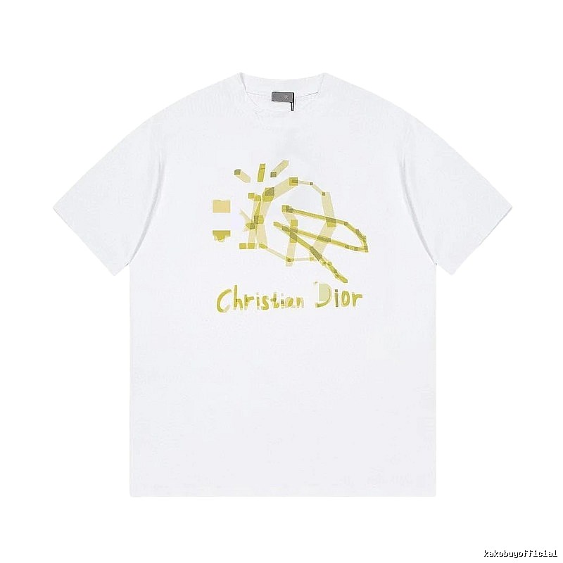 Dior Graffiti Street Style White T-Shirt